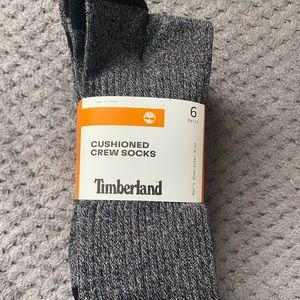 Brand New Timberland Crew Socks 6 Pairs Size 6-12